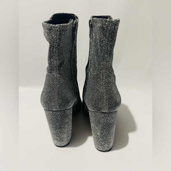 Aldo silver sparkles boots glitter swifty style night out disco women’s 7.5 - Picture 2 of 11